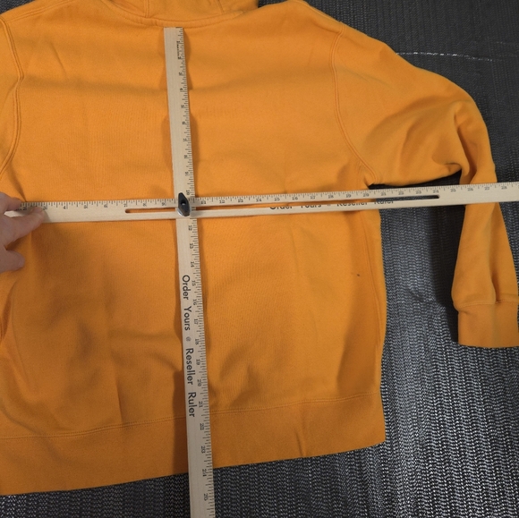 Nike Casual Pullover Hoodie Sweatshirt - Women's Size Large - Orange - Picture 10 of 12